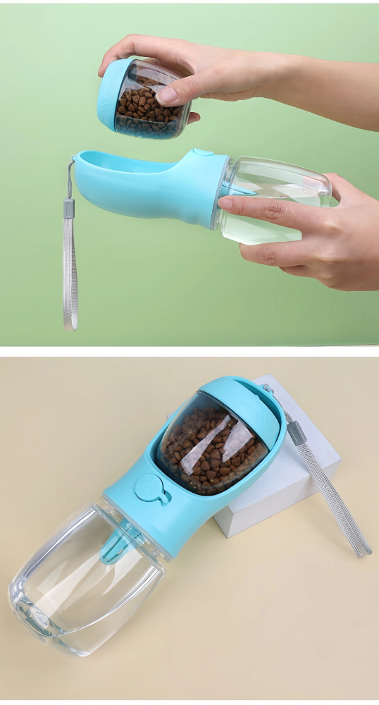 Portable dog cat water bottle
